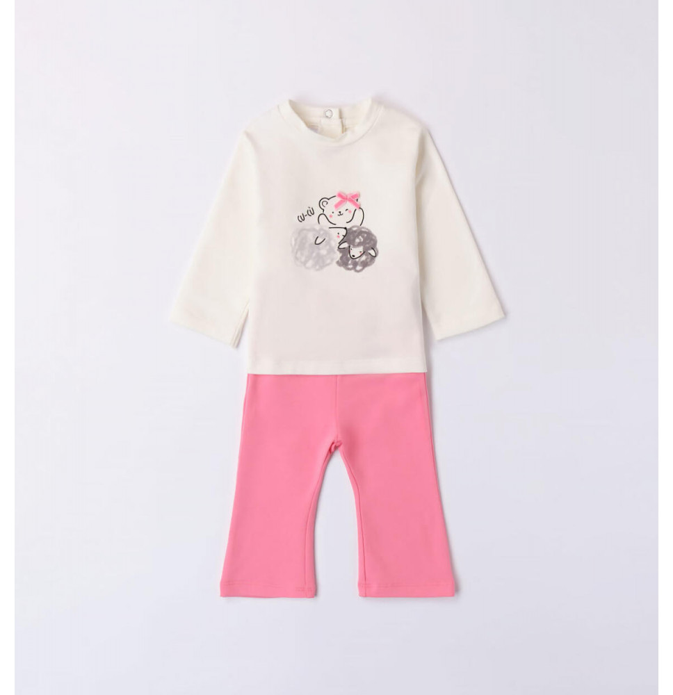 Completo Minibanda Bimba Bianco 7786