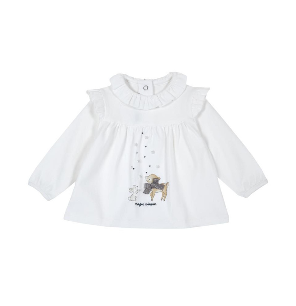 Maglietta Chicco Bimba Bianca 06745