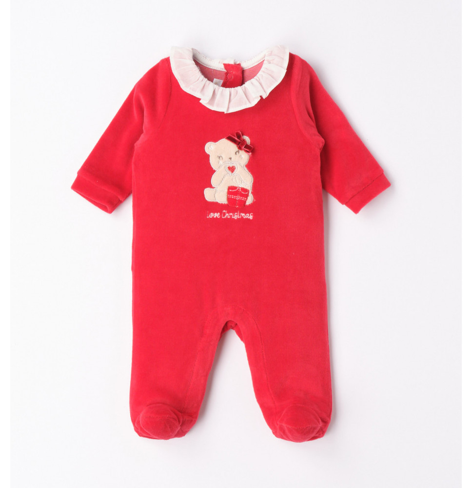 Tutina Minibanda Neonata Rossa 7769