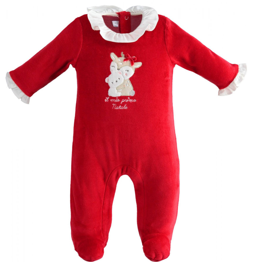 Tutina Minibanda Neonata Rossa 5709