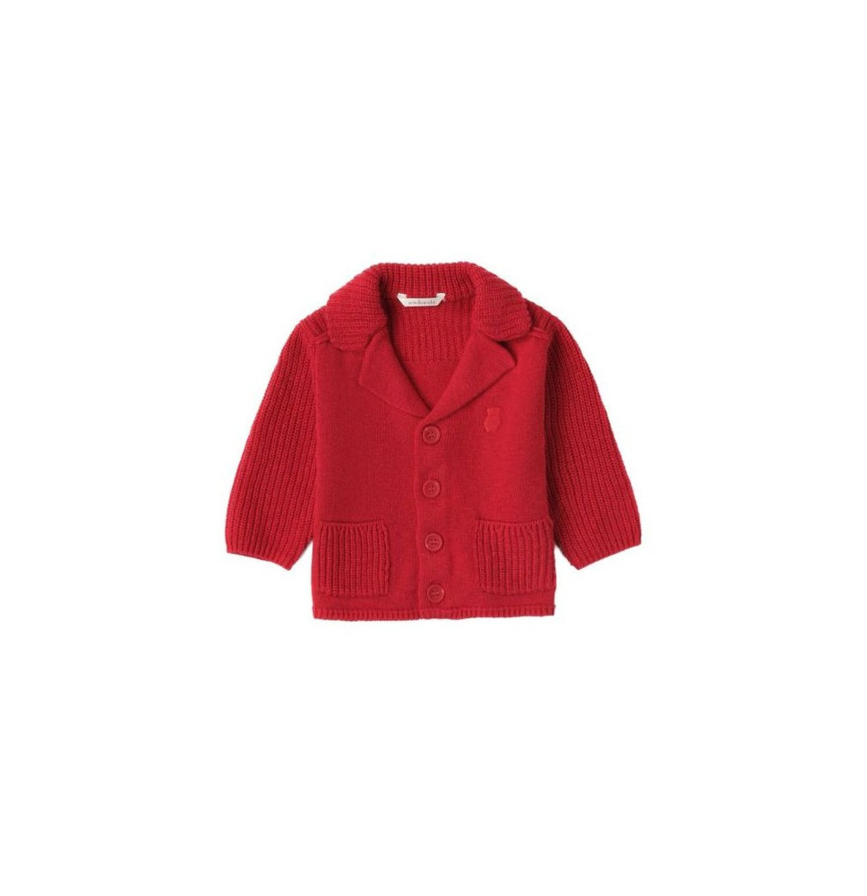Cardigan Minibanda Bimbo Rosso 7605