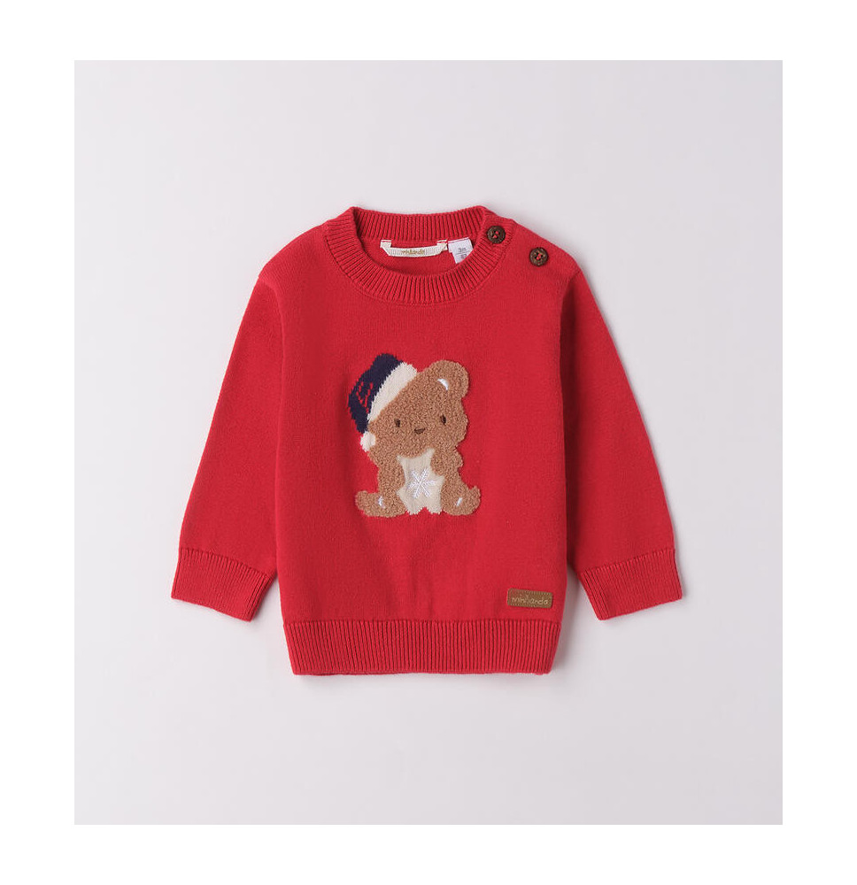 Maglione Minibanda Bimbo Rosso F661