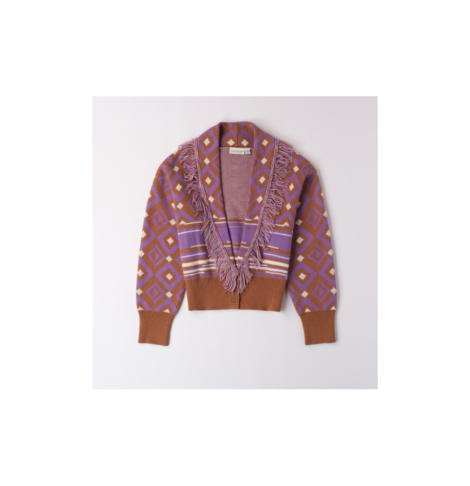 Cardigan Sarabanda Viola Ragazza  A779