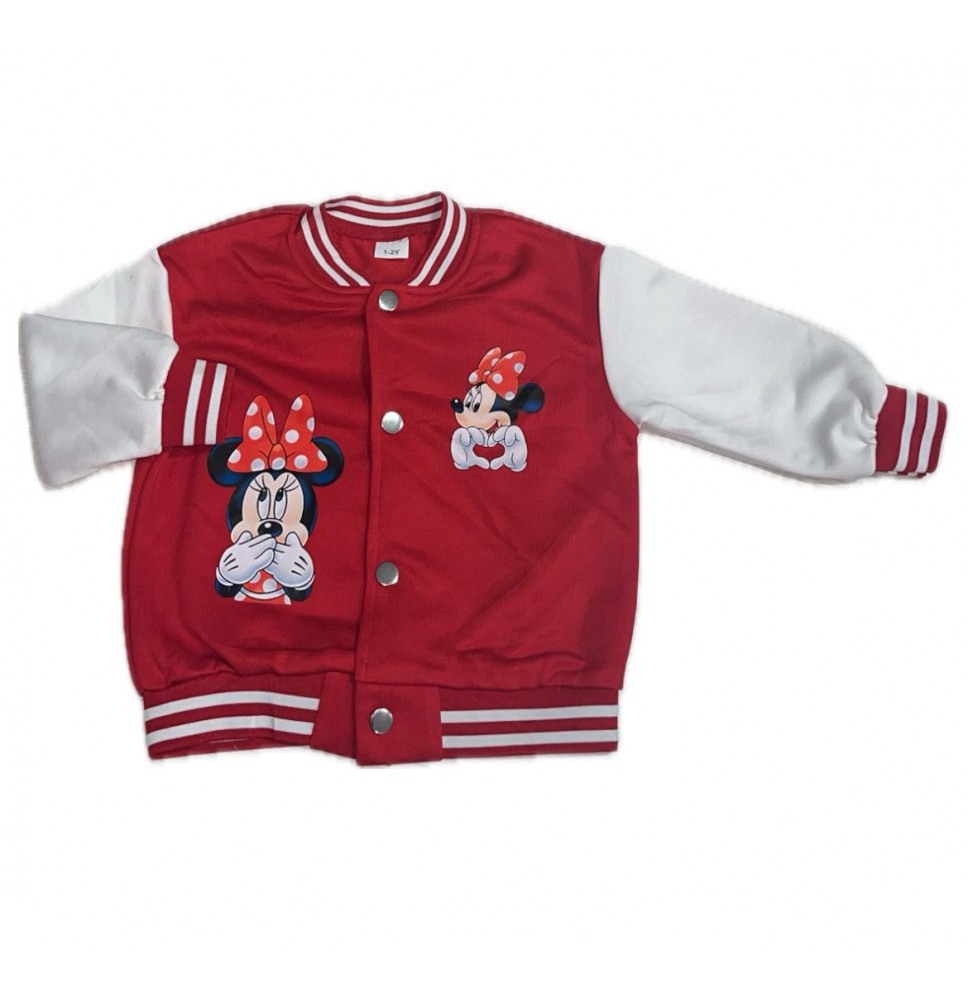 Giacca Minnie Mouse Bimba Rossa