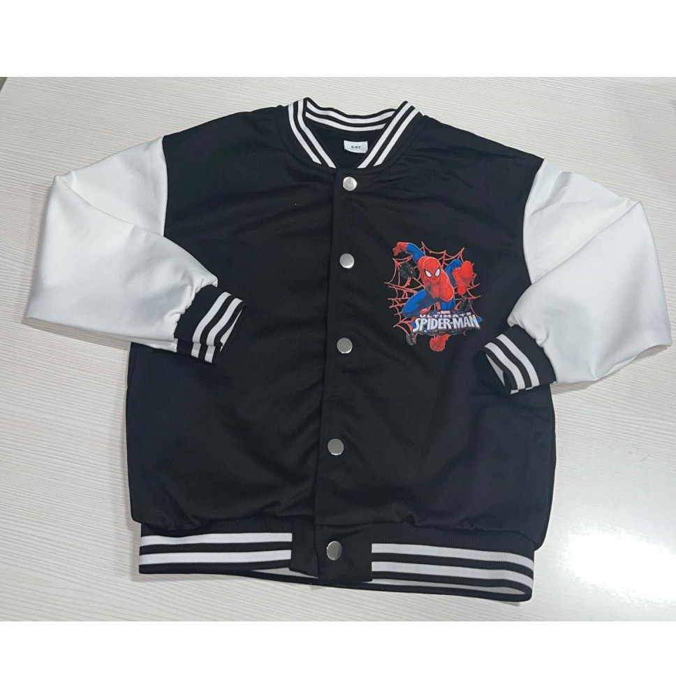 Giacca Spiderman Bimbo Rossa, Verde e Nera