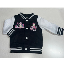 Giacca Minnie Mouse Nera Bimba