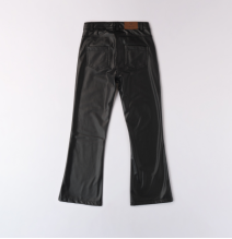 Pantalone Sarabanda Nero ecopelle Ragazza A761