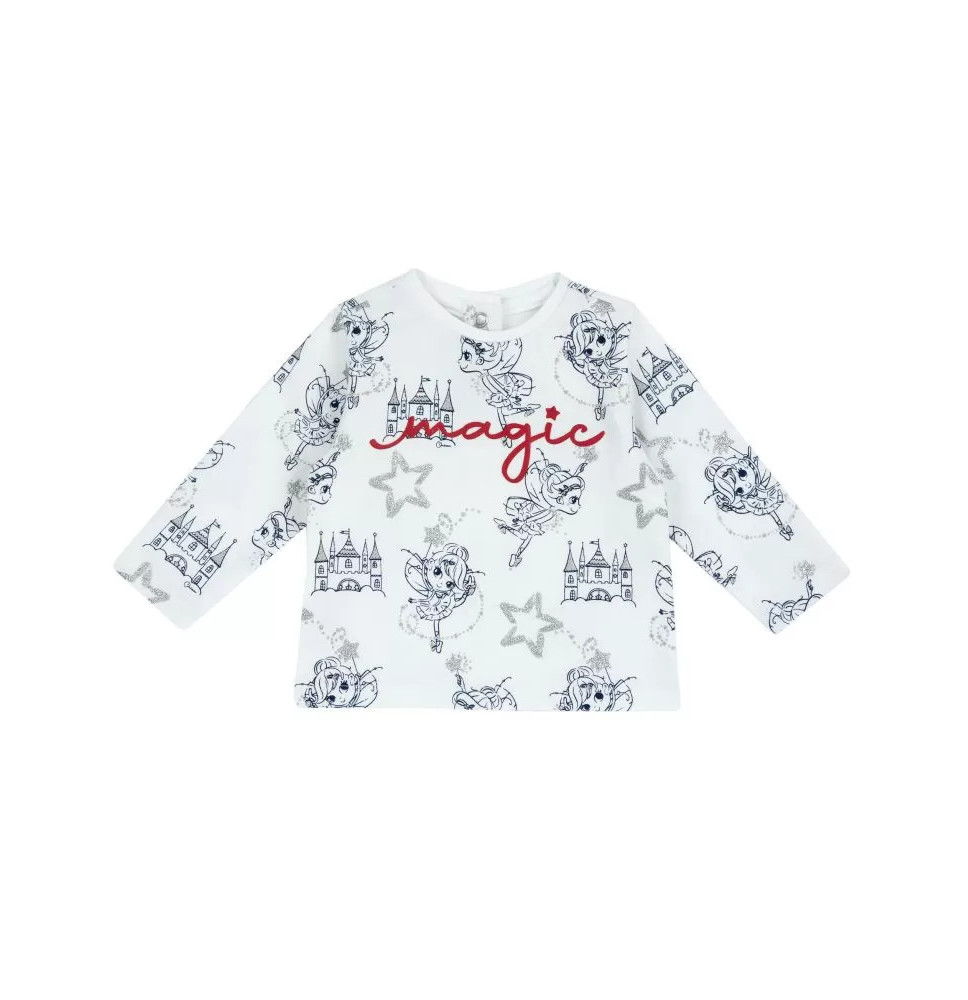 Maglietta Chicco Bimba Bianca 02885