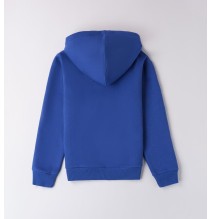 Felpa Sarabanda Blu ragazzo con cappuccio A512