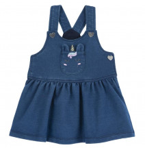 Salopette a Gonna Chicco Bimba effetto Jeans 45502