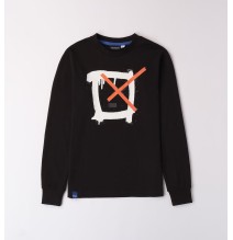 Maglia Sarabanda Nera ragazzo  A515