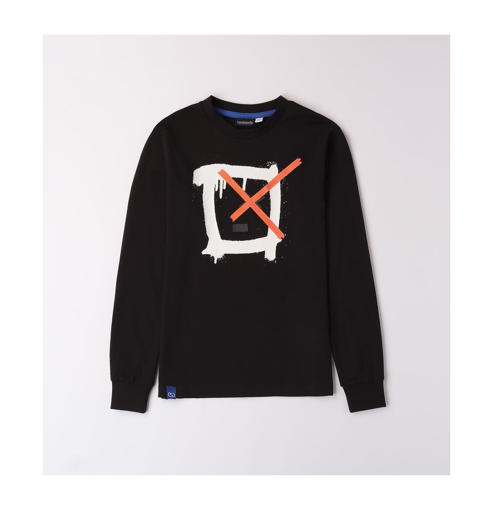 Maglia Sarabanda Nera ragazzo  A515