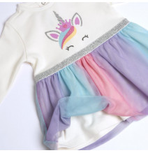 Vestito Chicco Bimba Bianco 02632