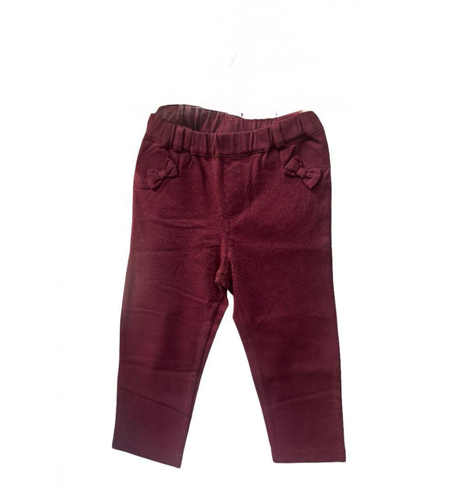 Pantalone Chicco Bimba Bordeaux 08036