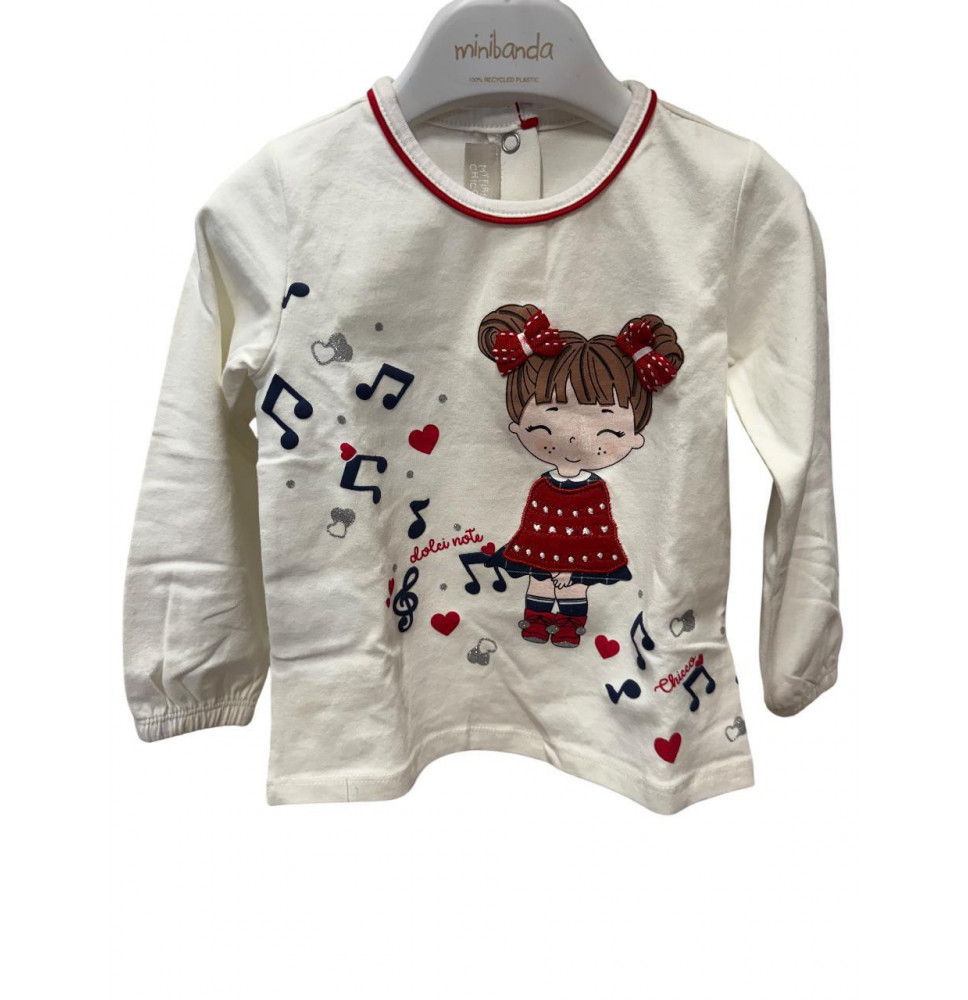 Maglietta Chicco Bimba Bianca 67375