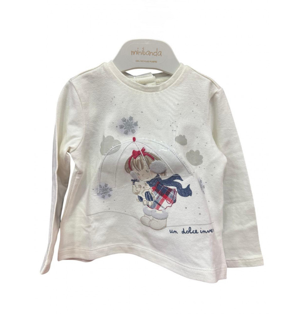 Maglietta Chicco Bimba Bianca 06789