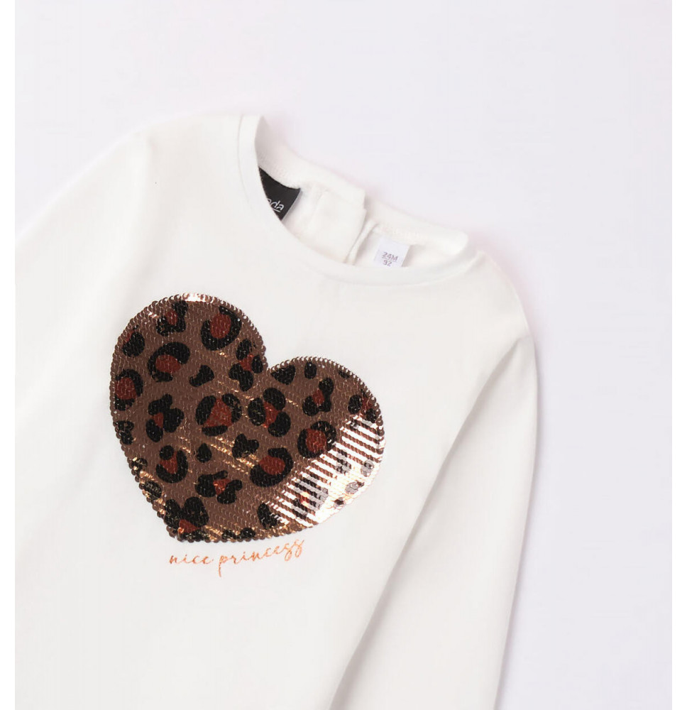 Maglietta Sarabanda Bimba Bianca 7283