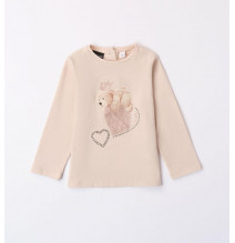 Maglietta Sarabanda Bimba Beige 7272