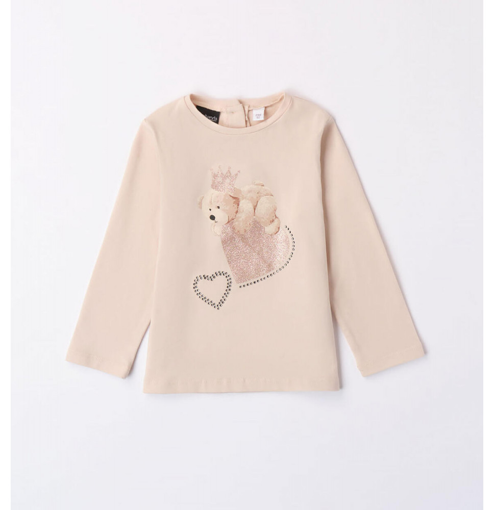 Maglietta Sarabanda Bimba Beige 7272