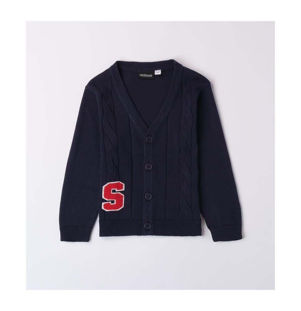 Cardigan Sarabanda Blu per bambino A020