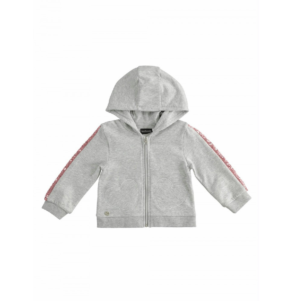 Felpa Sarabanda Bimba Grigia 3207