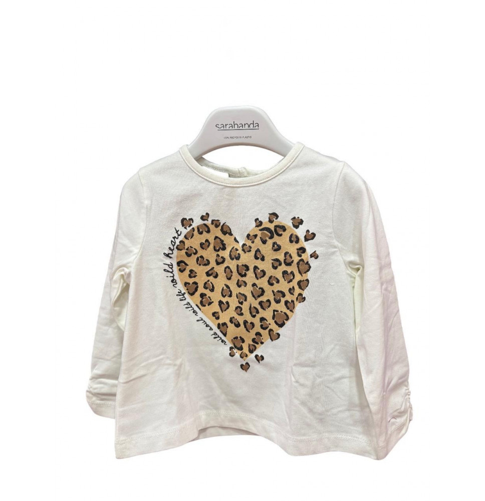 Maglietta Sarabanda Bimba Bianca 1749