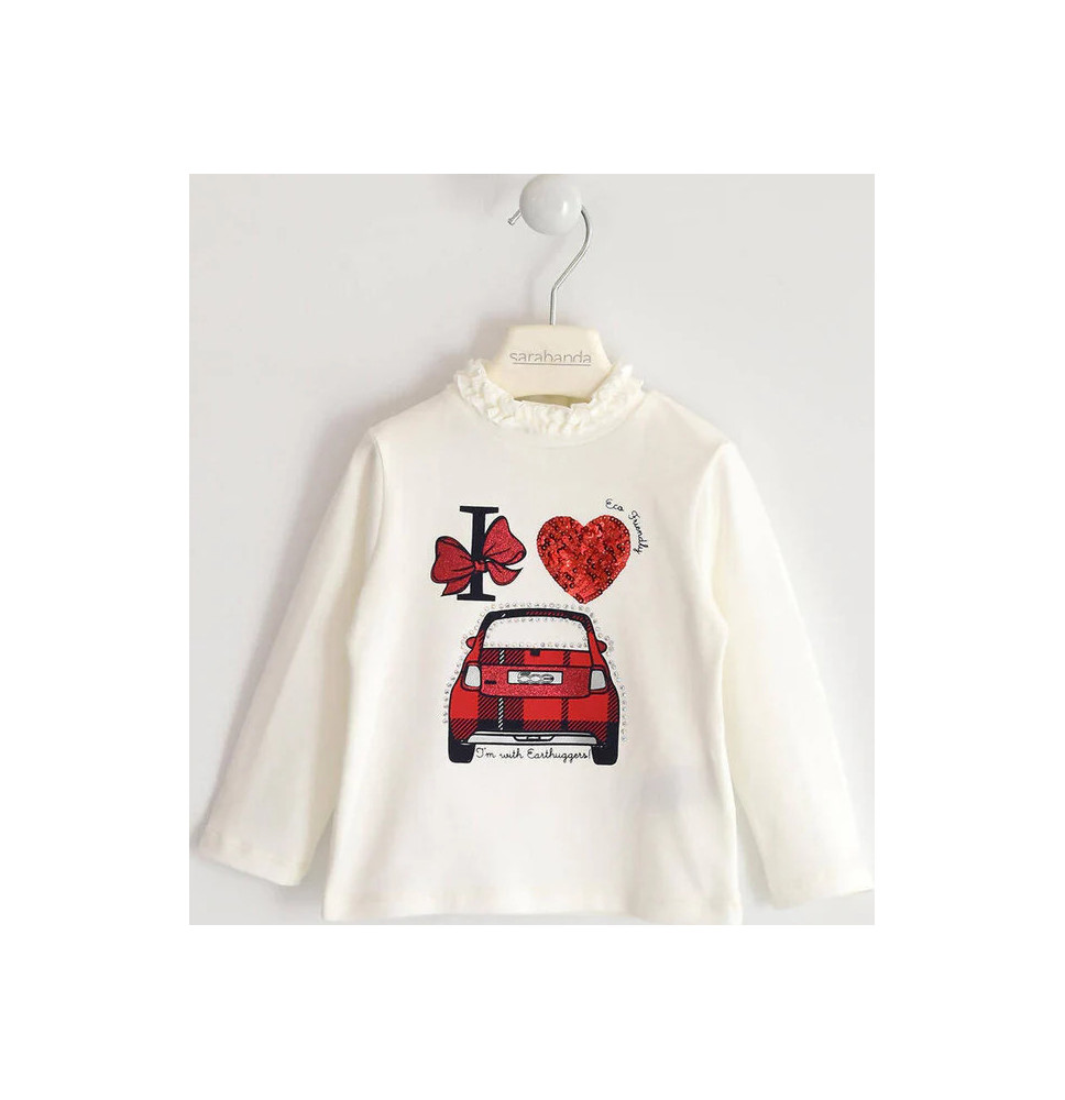 Maglietta Sarabanda Bimba Bianca 3215