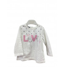 Maglietta Sarabanda Bimba Bianca 1751