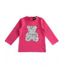 Maglietta Sarabanda Bimba Blu e Fucsia 1753