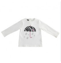 Maglietta Sarabanda Bimba Bianca 5216