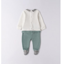 Tutina Minibanda Neonato Panna F639