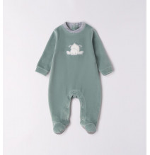 Tutina Minibanda Neonato Verde F647