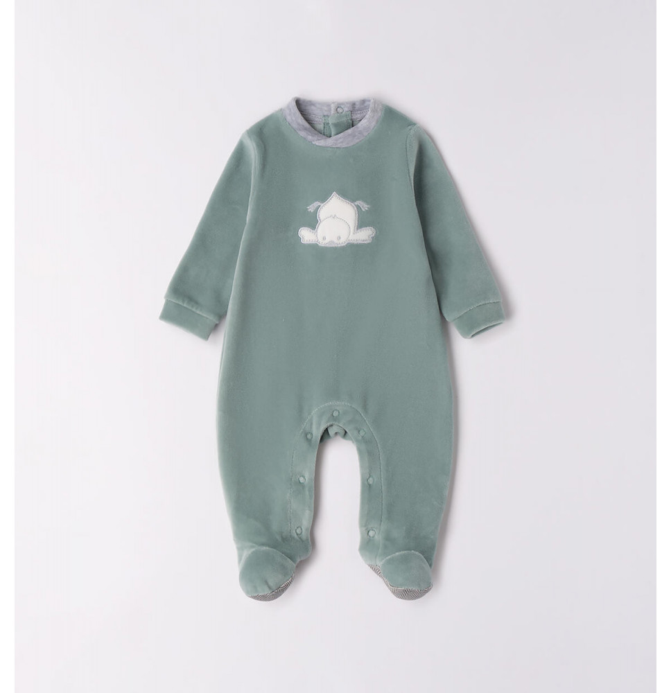 Tutina Minibanda Neonato Verde F647