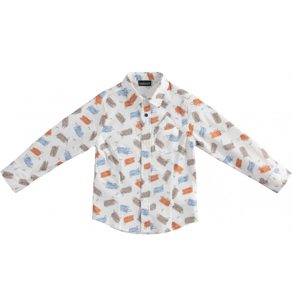 Camicia Sarabanda Bimbo Bianca 5121