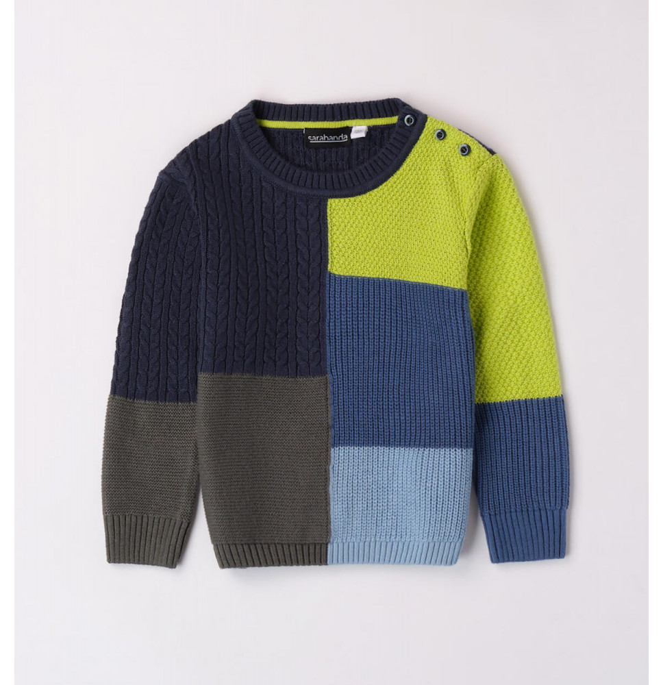 Maglione Sarabanda Bimbo Blu 7115