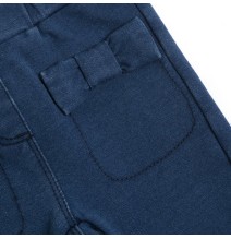 Pantaloni Chicco lunghi blu effetto denim 07908