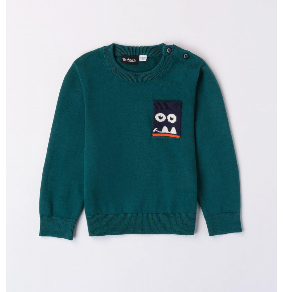 Maglione Sarabanda Bimbo Verde 7010