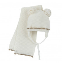 Cappello Sciarpa Bimba Chicco Panna 00877