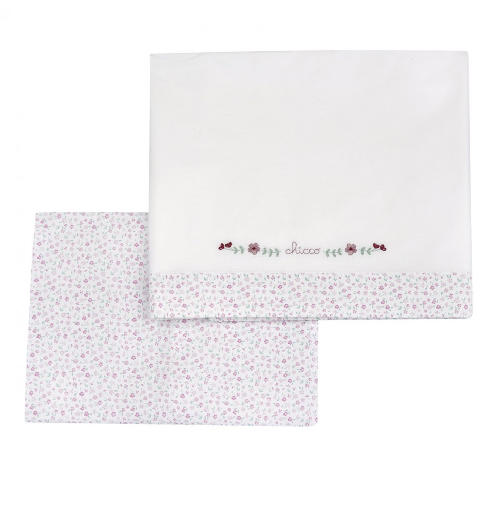 Set lenzuola Chicco Neonata Carrozzina Rosa 101771
