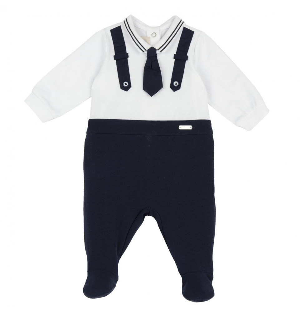 Tutina Chicco Neonato Bianca e Blu 102025