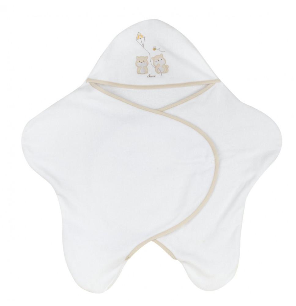 Accappatoio stella Chicco unisex bianco 101608