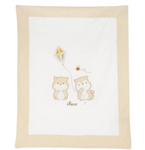 Coperta Chicco Carrozzina Unisex bianca e beige 101609