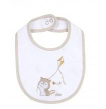 Bavaglino Chicco Unisex Bianco e Beige 101606