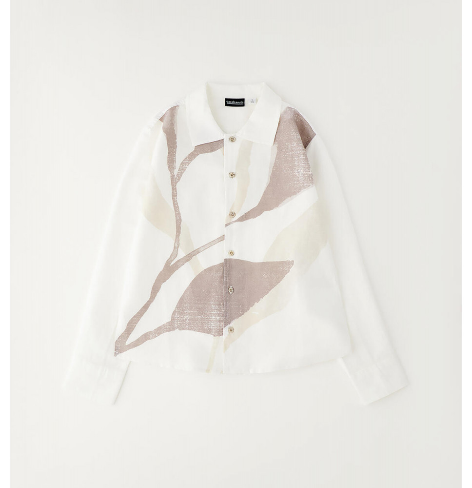 Camicia Sarabanda Ragazzo Panna G627