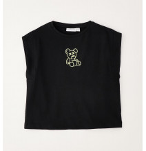 T-Shirt Sarabanda Ragazza Nera G405