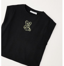 T-Shirt Sarabanda Ragazza Nera G405