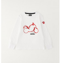 Maglietta Ducati Bimbo Bianca G633