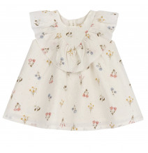Vestito Chicco Bimba Panna 101175