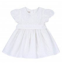Vestito Chicco Sangallo Bimba Bianco 101695