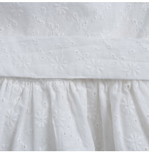 Vestito Chicco Sangallo Bimba Bianco 101695